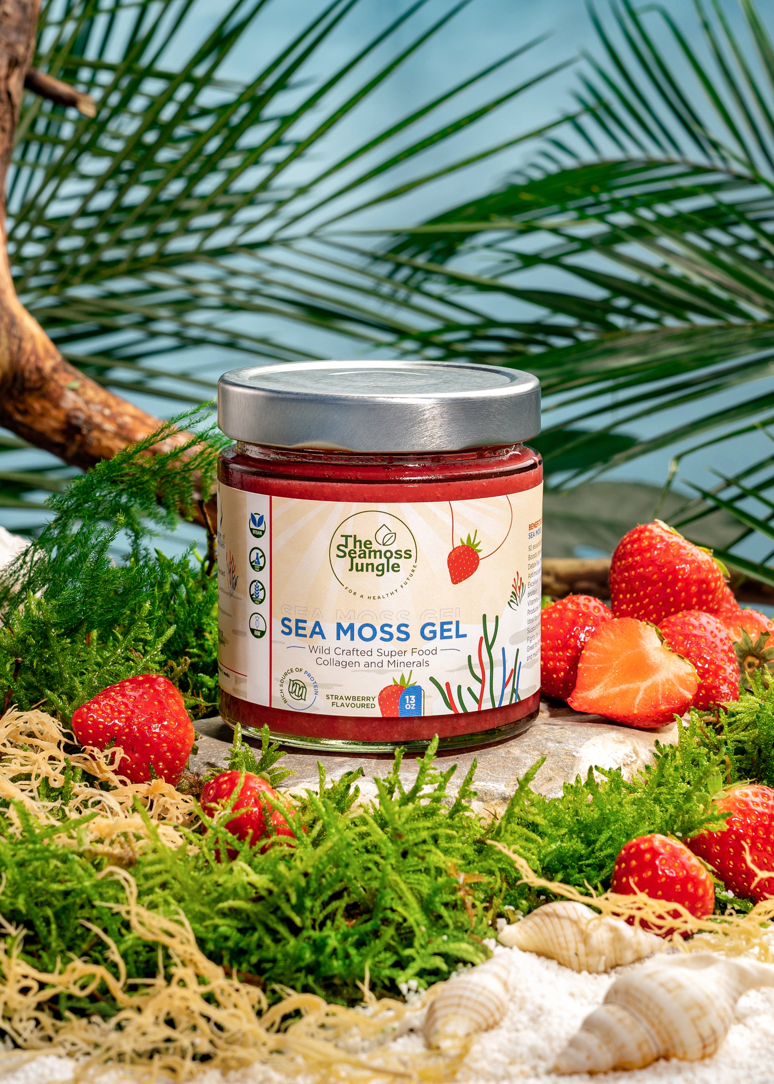 Sea Moss Gel – Aardbei